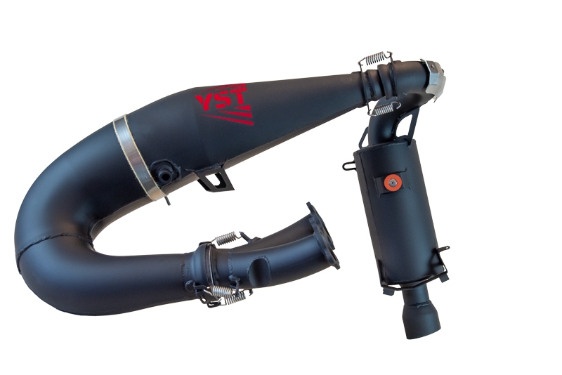 Polaris 9R Matryx Single Pipe Set with Competition Silencer