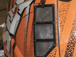 Hot Air Elimination™ Kits  for 2021-22 Yamaha Mountain Max - Left (Clutch) Side-Individual Vents-Side Panel Rear Vent (Part #32-648)