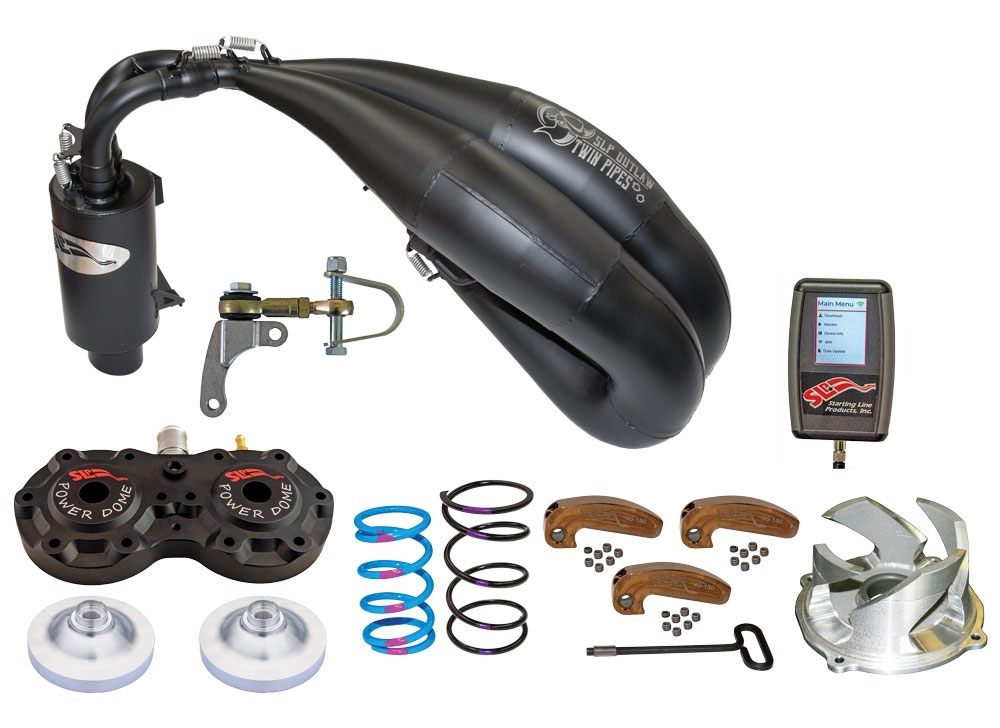 Outlaw Twin Pipes™ Stage 2: 2022-26 Polaris 850 Matryx RMK, Khaos and Slash