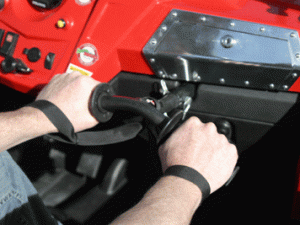 Ergonomic Grab Handle with Wrist Restraint for 2008-11 RZR Models