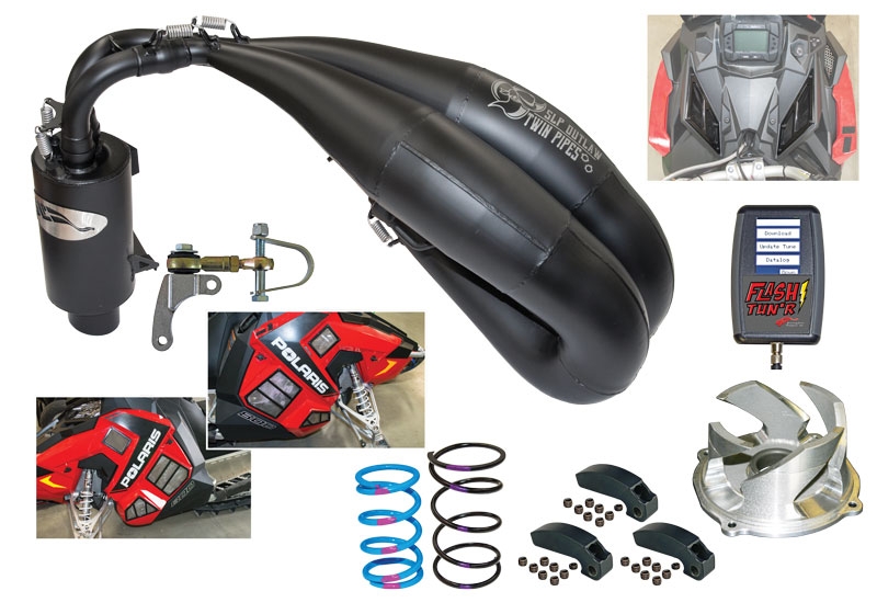 Outlaw Twin Pipes™ Stage 1: 2019-22 Polaris 850 RMK and Khaos Axys (All Models) and SKS(155)